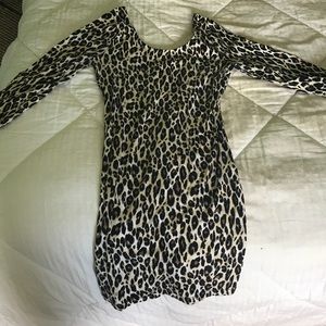 cheetah print dress